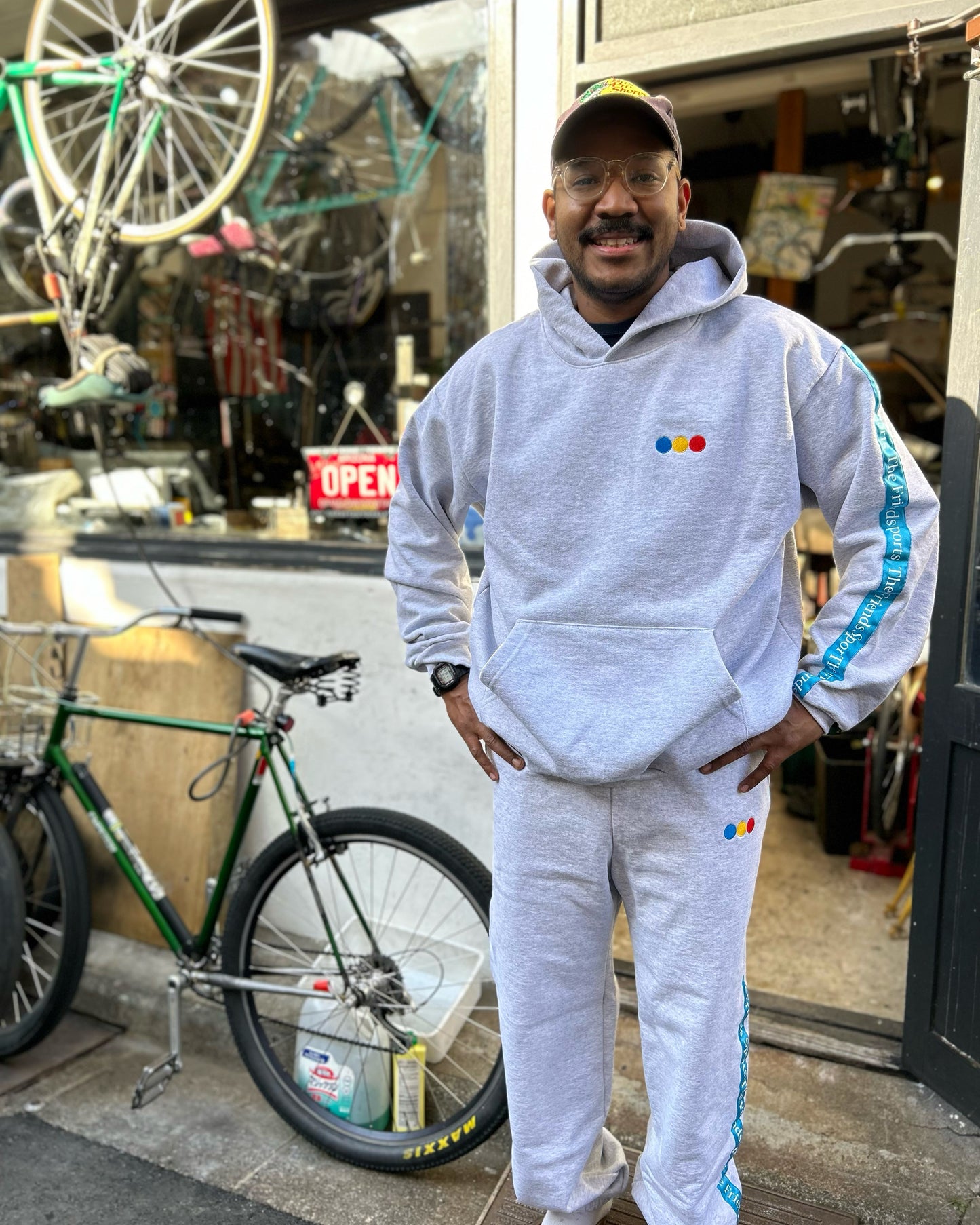 HEAVY HOODED PULLOVER SWEATSHIRT BLUE LINE (MEMORIAL)