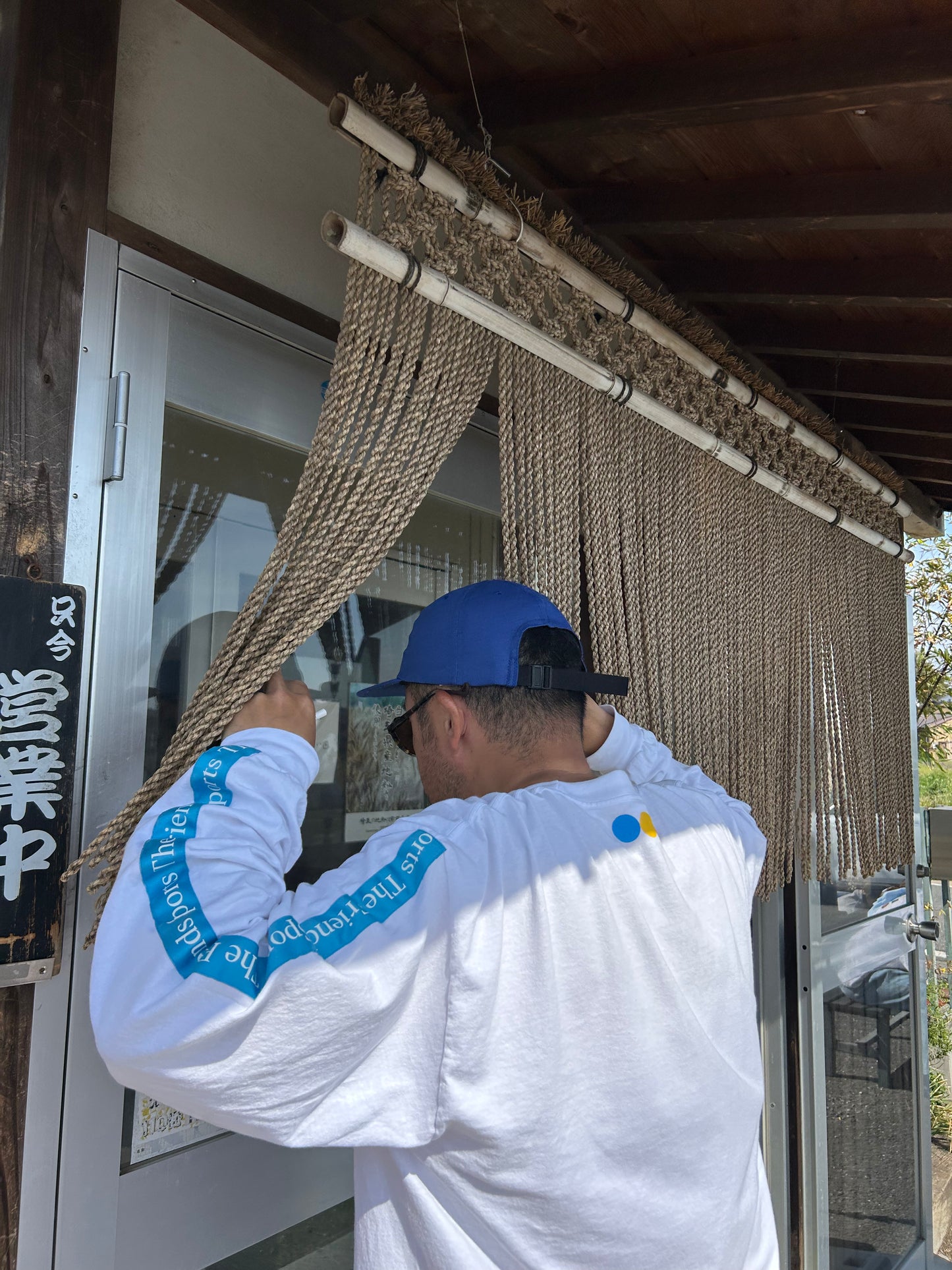 LONG SLEEVE CREW NECK T-SHIRT BLUE LINE (MEMORIAL)-Restock