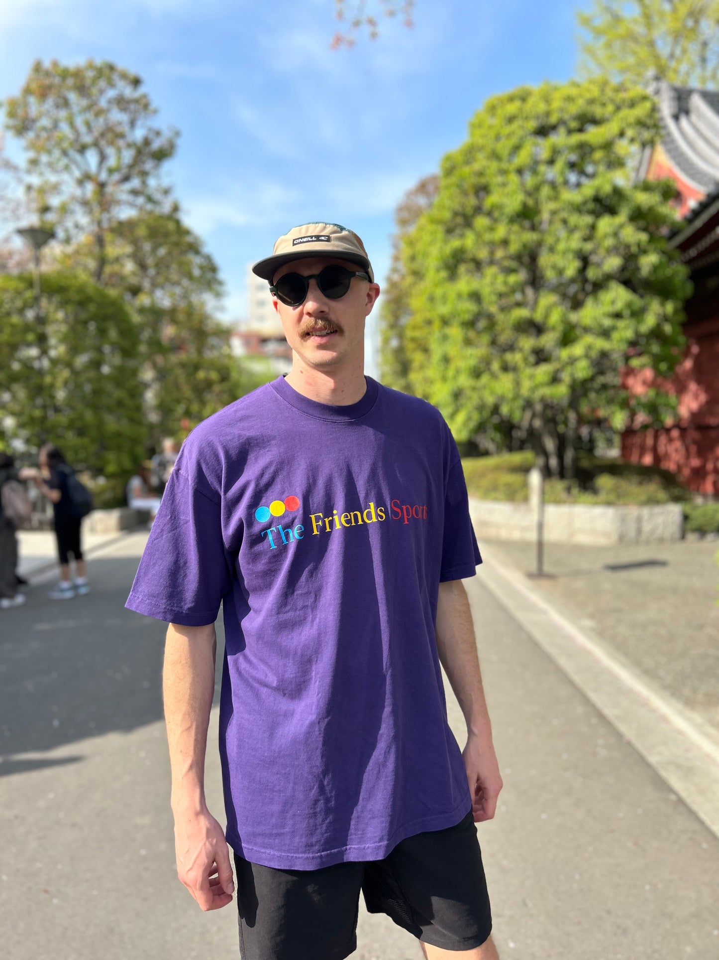 CREW NECK T-SHIRT PURPLE (MEMORIAL)-Restock