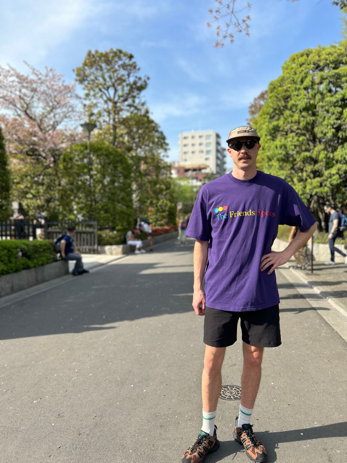 CREW NECK T-SHIRT PURPLE (MEMORIAL)-Restock