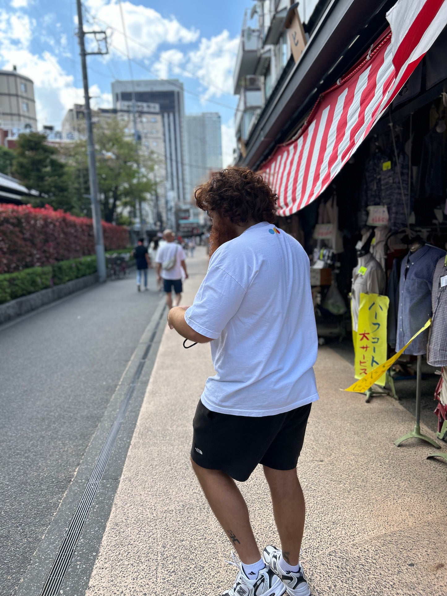 CREW NECK T-SHIRT WHITE (MEMORIAL)-Restock