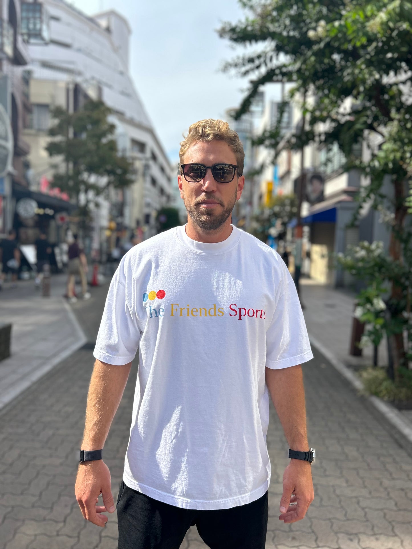 CREW NECK T-SHIRT WHITE (MEMORIAL)-Restock