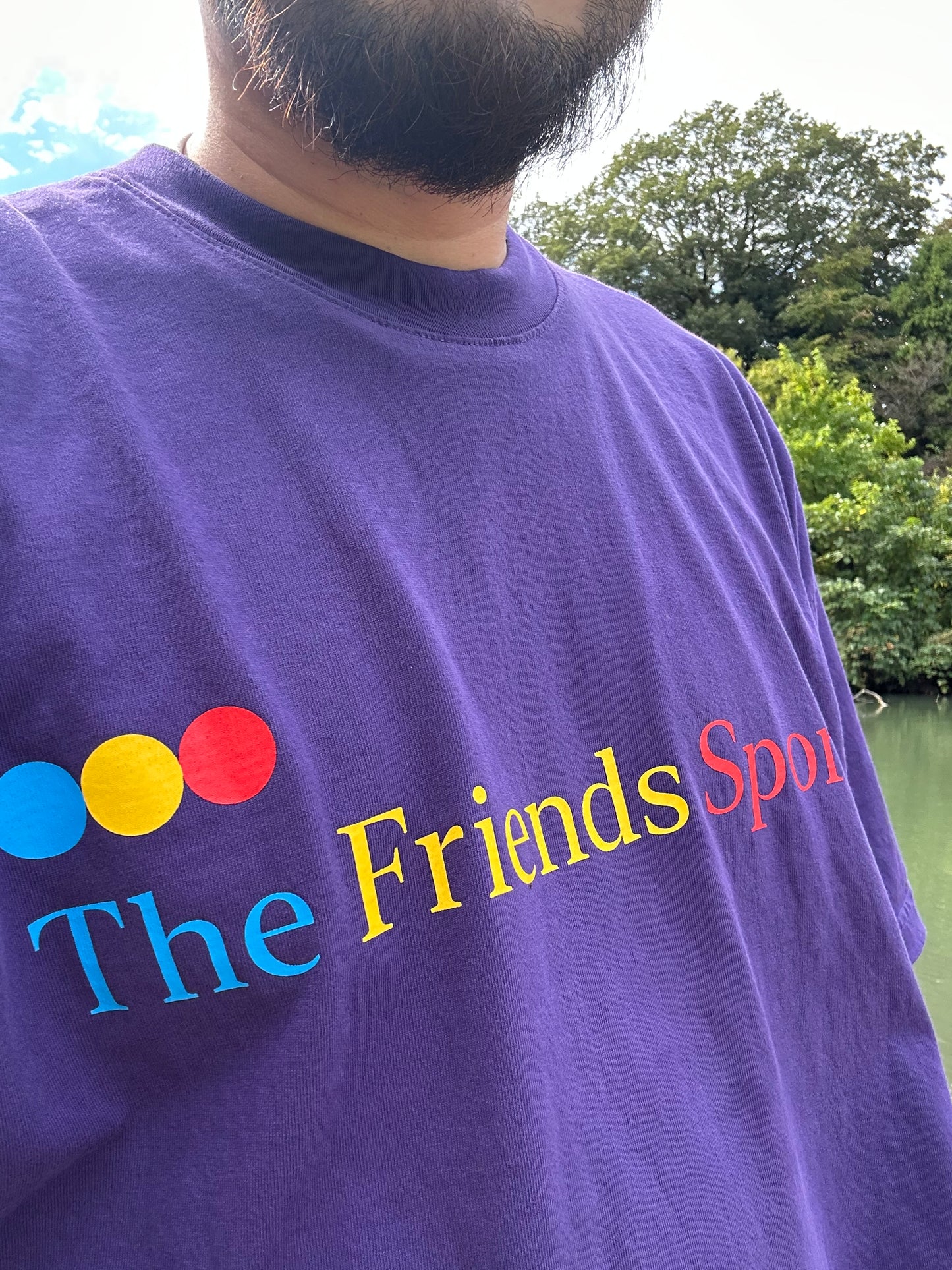 CREW NECK T-SHIRT PURPLE (MEMORIAL)-Restock