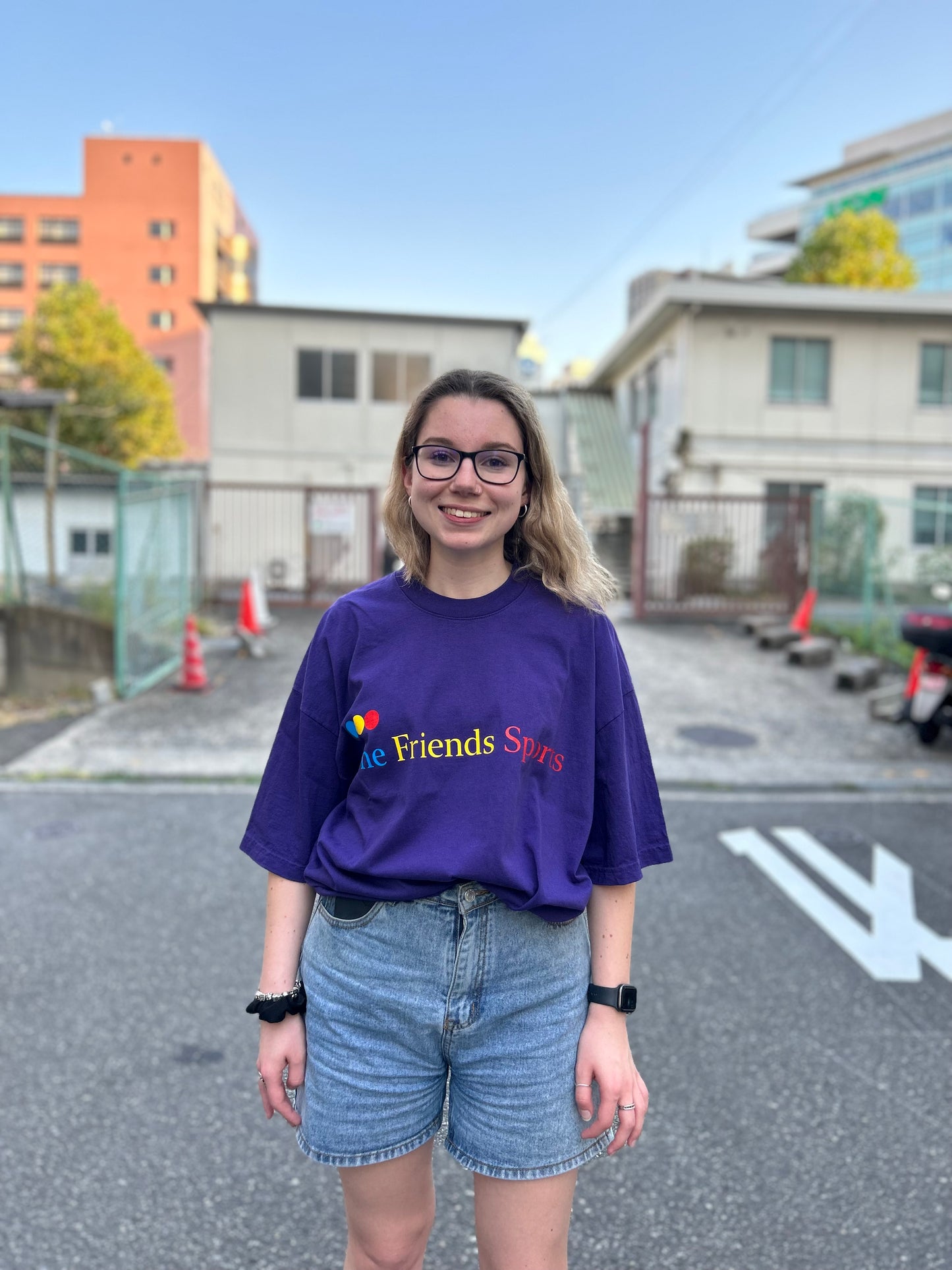 CREW NECK T-SHIRT PURPLE (MEMORIAL)-Restock