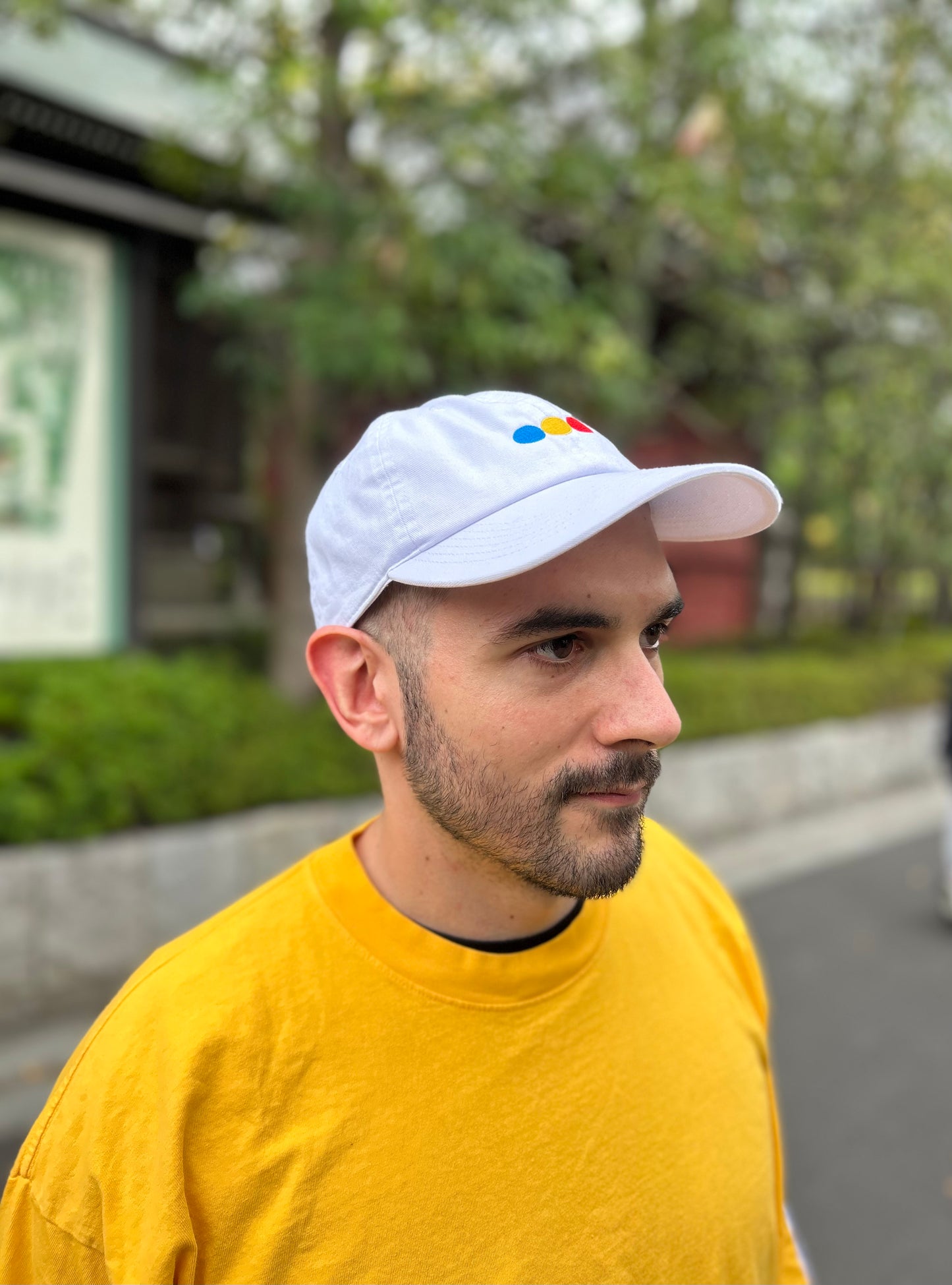 BASEBALL LOW CAP WHITE (MEMORIAL)