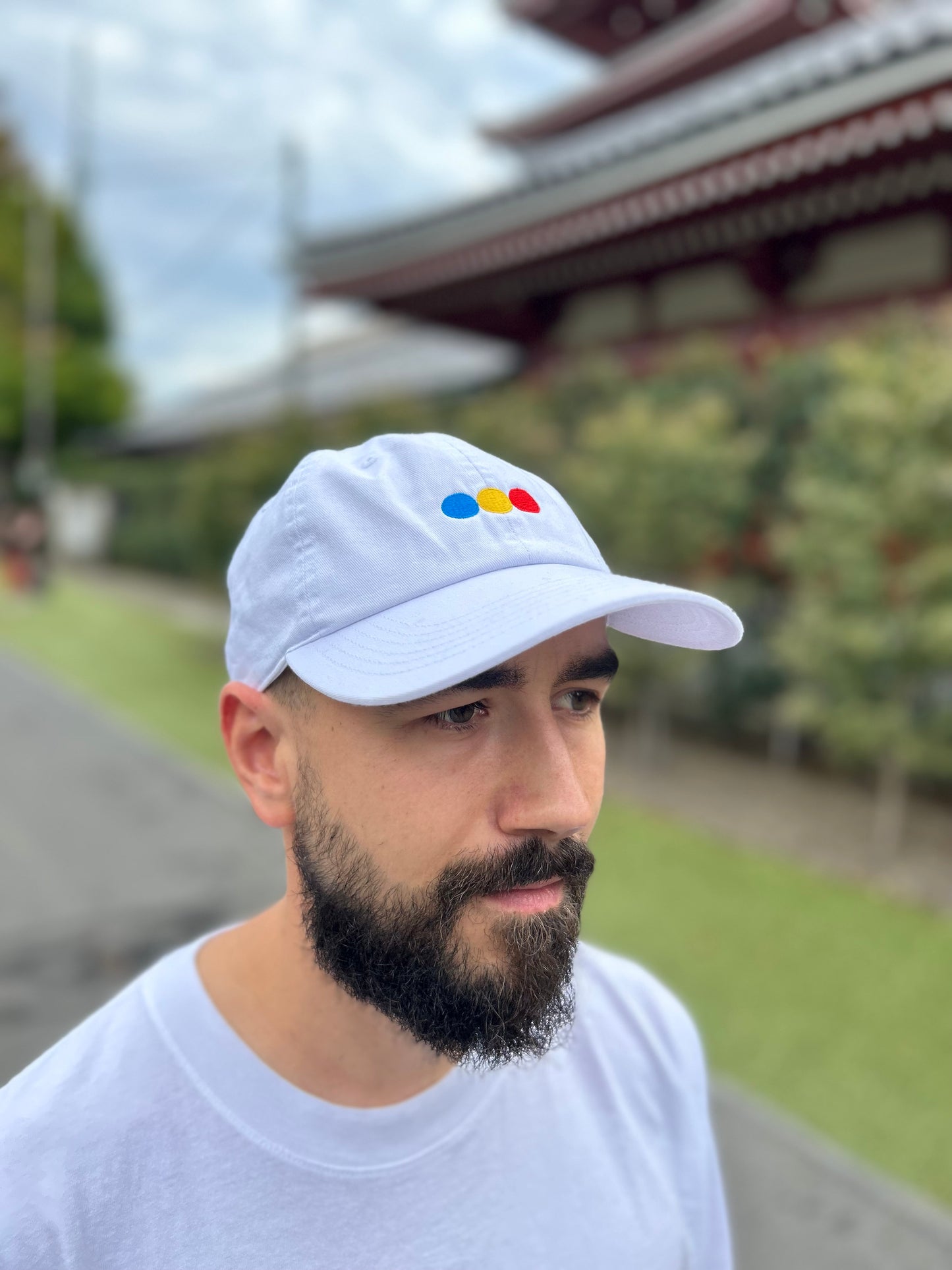 BASEBALL LOW CAP WHITE (MEMORIAL)