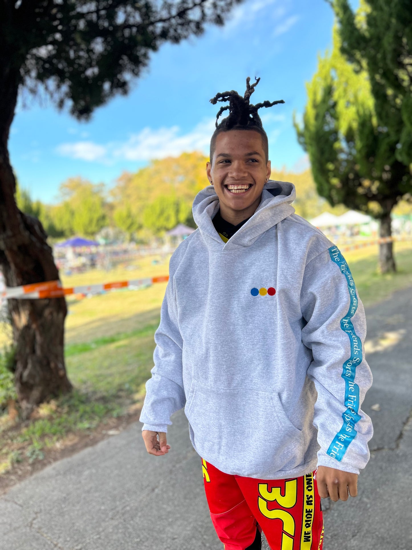 HEAVY HOODED PULLOVER SWEATSHIRT BLUE LINE (MEMORIAL)