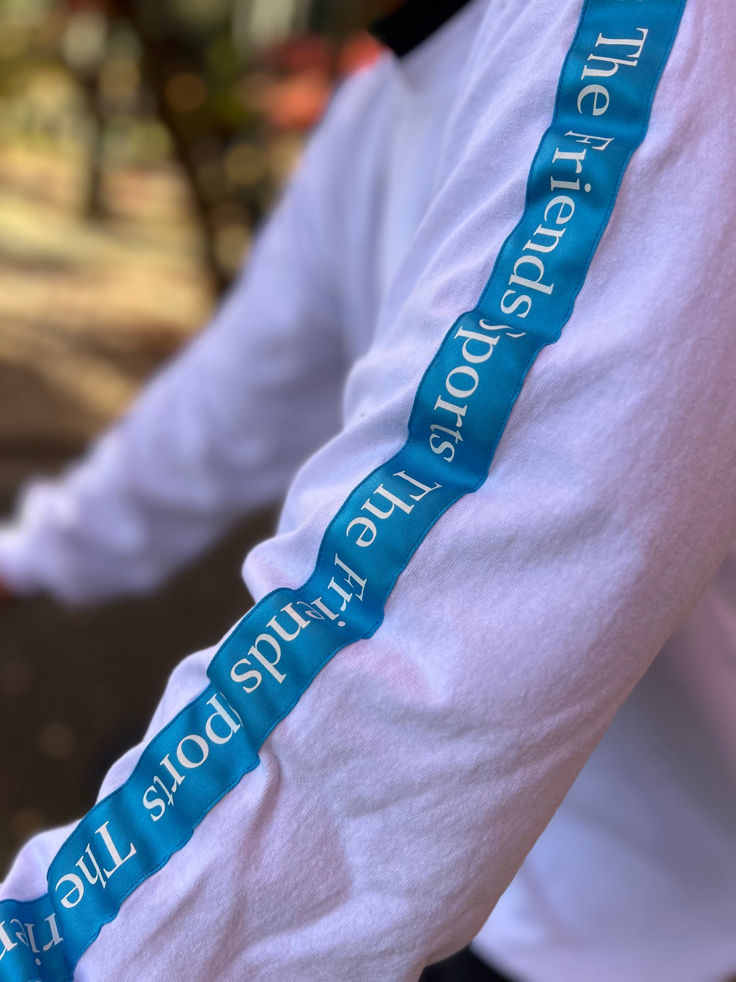 LONG SLEEVE CREW NECK T-SHIRT BLUE LINE (MEMORIAL)-Restock