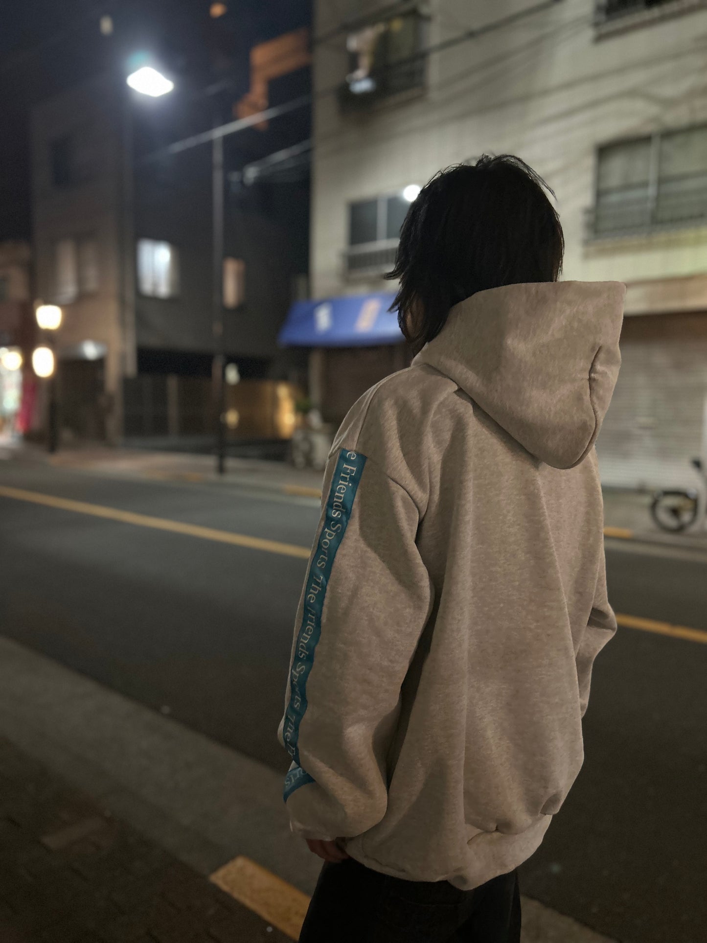 HEAVY HOODED PULLOVER SWEATSHIRT BLUE LINE (MEMORIAL)